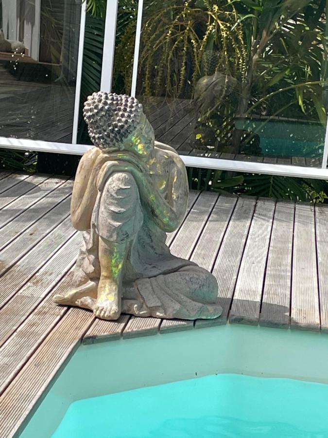 Villa Ste Marthe Avec Piscine, Grande Terrasse, Jardin Intime Et Citerne D'Eau Saint-Francois  Exteriér fotografie