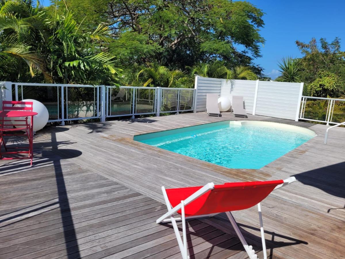 Villa Ste Marthe Avec Piscine, Grande Terrasse, Jardin Intime Et Citerne D'Eau Saint-Francois  Exteriér fotografie