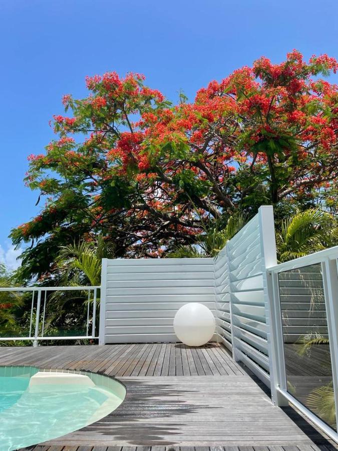 Villa Ste Marthe Avec Piscine, Grande Terrasse, Jardin Intime Et Citerne D'Eau Saint-Francois  Exteriér fotografie